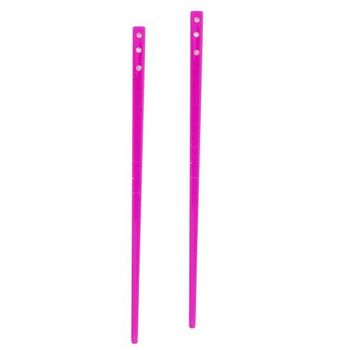 HB HairJewels - Lucy Collection - Crystal Encrusted Hairsticks - Hot Pink (Set of 2)