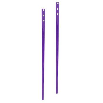 HB HairJewels - Lucy Collection - Crystal Encrusted Hairsticks - Grape (Set of 2)