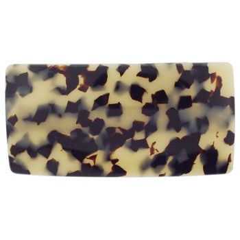 France Luxe - Large Rectangle Barrette - Ivory Tokyo