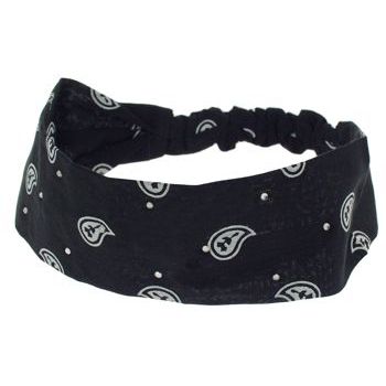 HB HairJewels - Lucy Collection - Crystal & Paisley Bandeau - Black (1)
