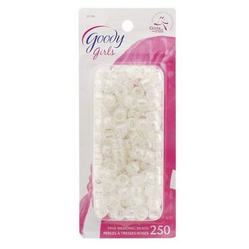 Goody Girls - Braiding Beads - Clear Irridescent (Set of 250)