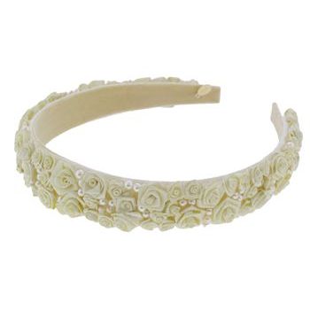 Balu - Rose & Pearl Headband - Ivory (1)