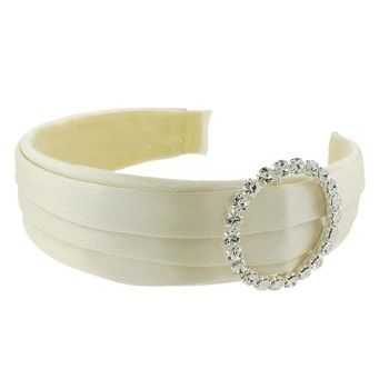 Balu - Ivory Headband w/Crystal Buckle (1)