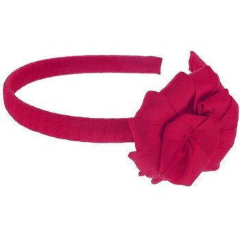 Balu - Satin Wrapped Flower Headband - Red (1)