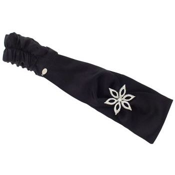 Balu - Silk Headband w/Crystal Flower - Black (1)