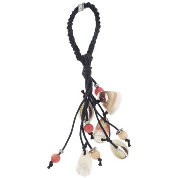 Evita Peroni - Beachy Shell Pony Elastic - Black (1)