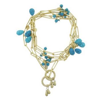 Evita Peroni - Pacome Necklace - Turquoise