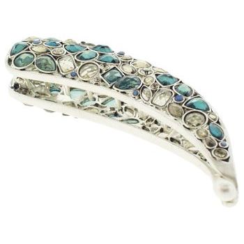 Evita Peroni - Cathia Pony Clip - Aquamarine (1)