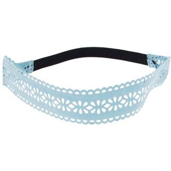 HB HairJewels - Lucy Collection - Velour Lace Bandeau - Baby Blue (1)