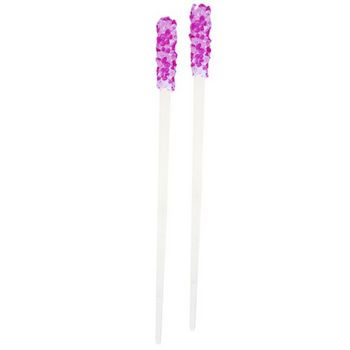 HB HairJewels - Lucy Collection - Rock Candy Hairsticks - Fuschia (2)