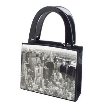 Karen Marie - Boutique Bags - New York City Skyline Acrylic Pop-Art Tote