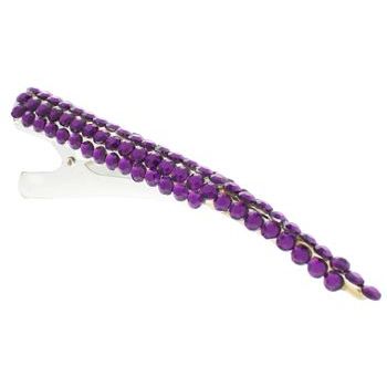 HB HairJewels - Lucy Collection - Jewel Flash Condor Clip - Amethyst (1)