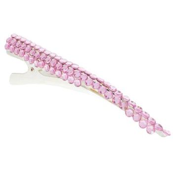 HB HairJewels - Lucy Collection - Jewel Flash Condor Clip - Rose (1)