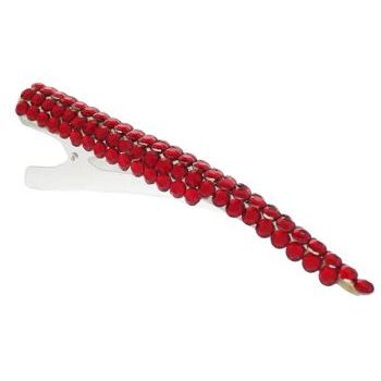 HB HairJewels - Lucy Collection - Jewel Flash Condor Clip - Ruby (1)