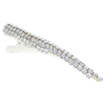 HB HairJewels - Lucy Collection - Jewel Flash Condor Clip - White (1)