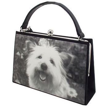 Karen Marie - Boutique Bags - Scottie Pup Medium Acrylic Pop-Art Tote