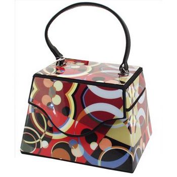 Karen Marie - Boutique Bags - Circle Black Jewel Box