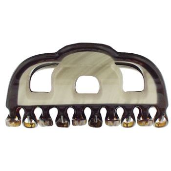 Conair Accessories - Cut Out Jaw Clip - Tort/Beige
