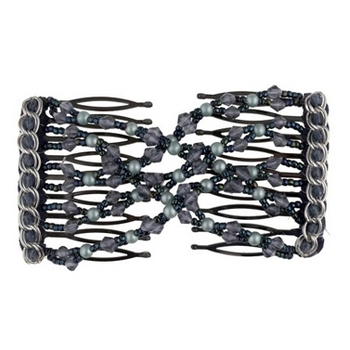 Evita Peroni - Constance Double Comb - Montana - Connected Beaded Combs