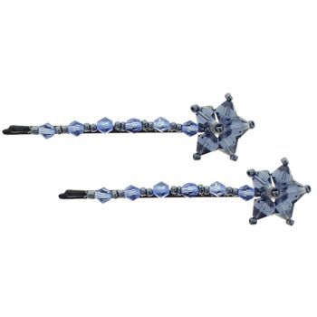 Evita Peroni - Adeline Bobby Pin - Shadow Blue (Set of Two)