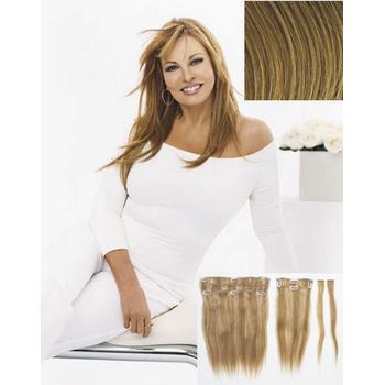 HAIRUWEAR - Raquel Welch - 2 Piece Human Hair Extensions - Buttered Toast R1416T (1)