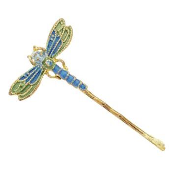 Evita Peroni - Thalia Bobby Pin - Turquoise (1)