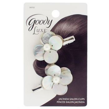 Goody - Luxe - Jacinda Salon Clips - Pearl (Set of 2)