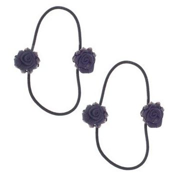 Smoothies - Beaded Roses - Black