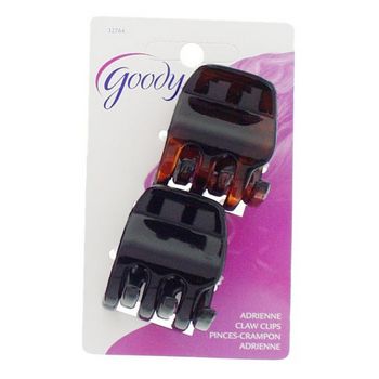 Goody - Adrienne Claw Clips - Tort & Black (Set of 2)