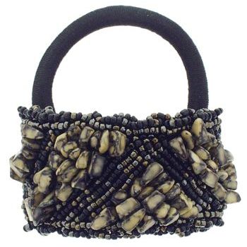 Evita Peroni - Lyla Pony Elastic - Black Moon (1)