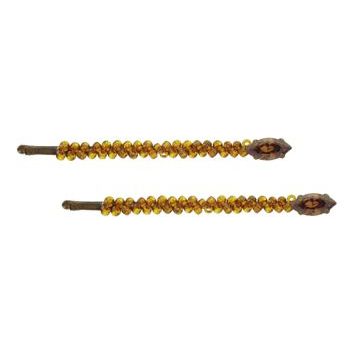 Evita Peroni - Myrtus Bobby Pin - Light Colorado Topaz (1)