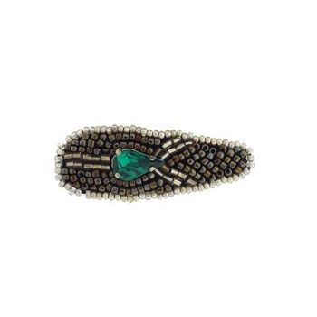 Evita Peroni - Robin Spring Clip - Emerald (1)