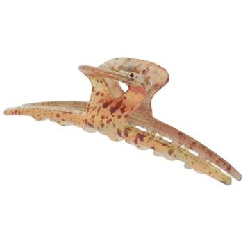 Scunci - No Slip Grip - Fine Hair - Banana Jaw Clip - Brown Speckled