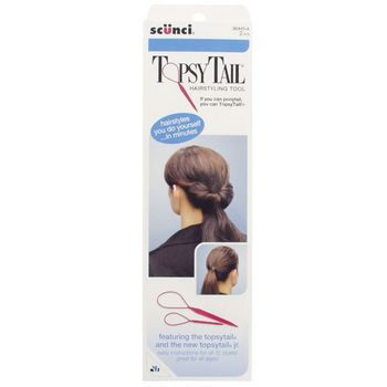 Scunci - Topsy Tail & Topsy Tail Jr. Hairstyling Tools (Set of 2)