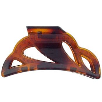 Conair Accessories - No-Slip Grip Cut-Out Jaw Clip - Tortoise