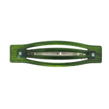 Scunci - No Slip Grip - Fine Hair - Split Strips Automatic Barrette - Green
