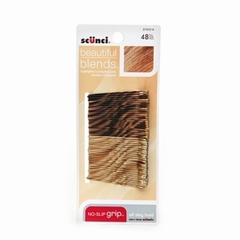 Scunci - Beautiful Blends - No Slip Grip Bobby Pins - Blonde (48 pcs)