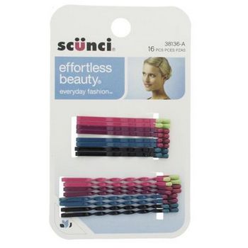 Scunci - Brightly Painted Bobby Pins  - Two Sizes (16 pcs)