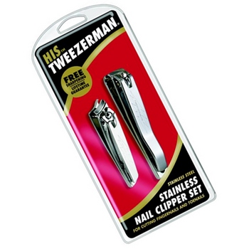 tweezerman deluxe nail clipper set