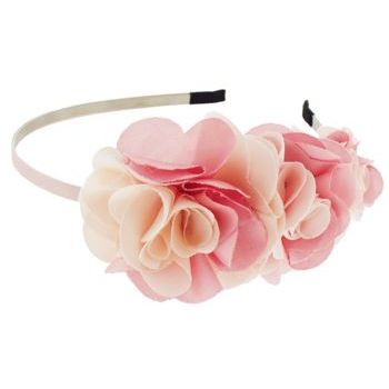 SOHO BEAT - Tea Party Collection - Rose Flower Headband - Petal Pink