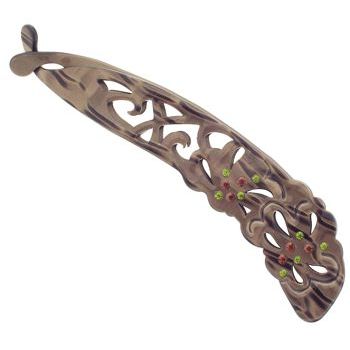 Evita Peroni - Vera Pony Clip - Mocha (1)