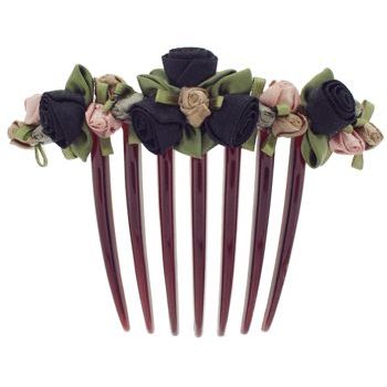 Evita Peroni - Sybilla Comb (1) Black - Seduction Collection
