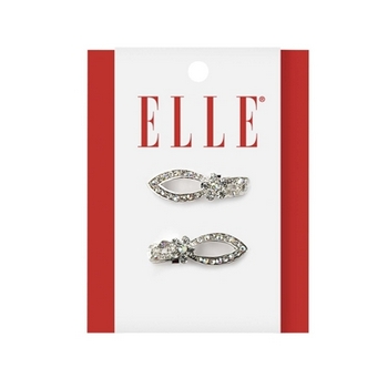 Elle & Elle Girl - Rhinestone Salon Clips (Set of 2)