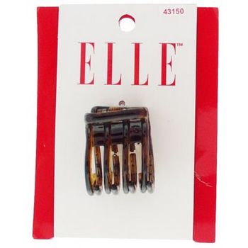 Elle & Elle Girl - Rib Half Barrel Jaw Clip - Tort
