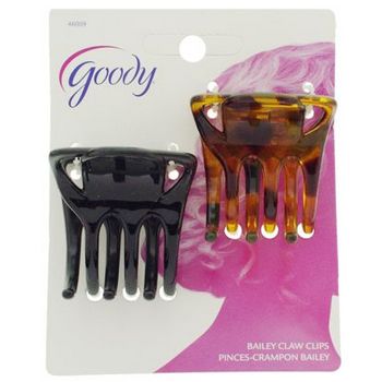 Goody - Bailey Claw Clips - Tort & Black (Set of 2)