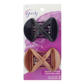 Goody - Erin Claw Clips - Copper & Black (Set of 2)