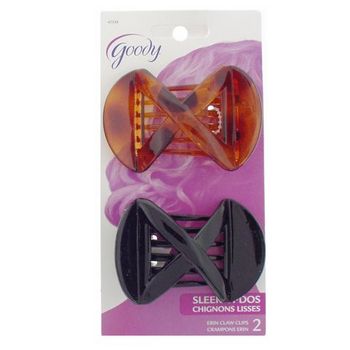 Goody - Erin Claw Clips - Black & Tort (Set of 2)