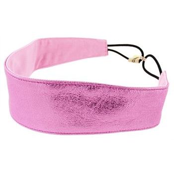 Susan Daniels - Headwrap - Metallic - Light Pink (1)