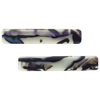 Conair Accessories - Black Marble Barrettes