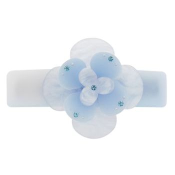 Conair Accessories - Layered Flower Barrette - Blue (1)